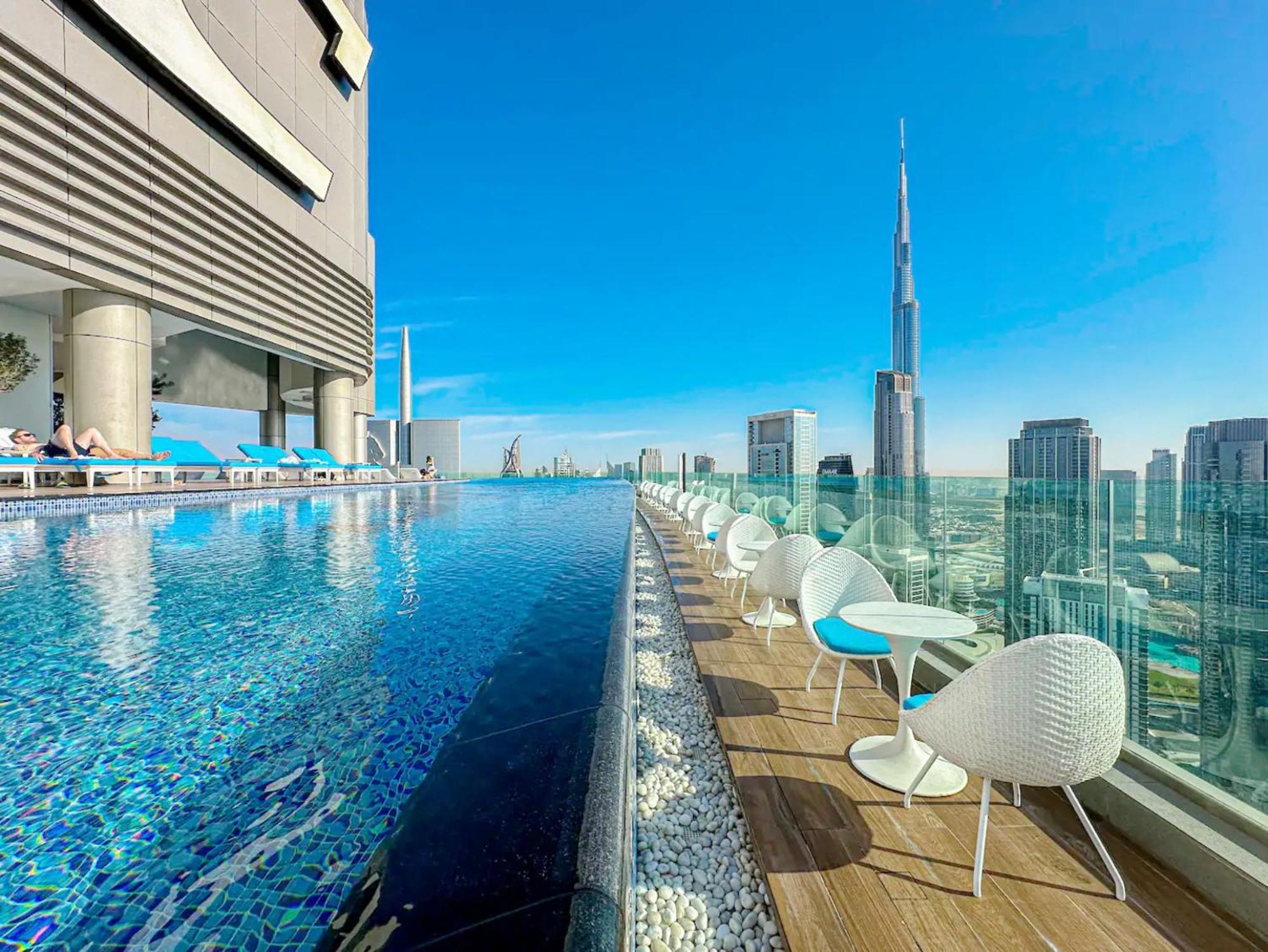 Avalonstay - Paramount Midtown High Floor With Burj Khalifa View & Infinity Pool