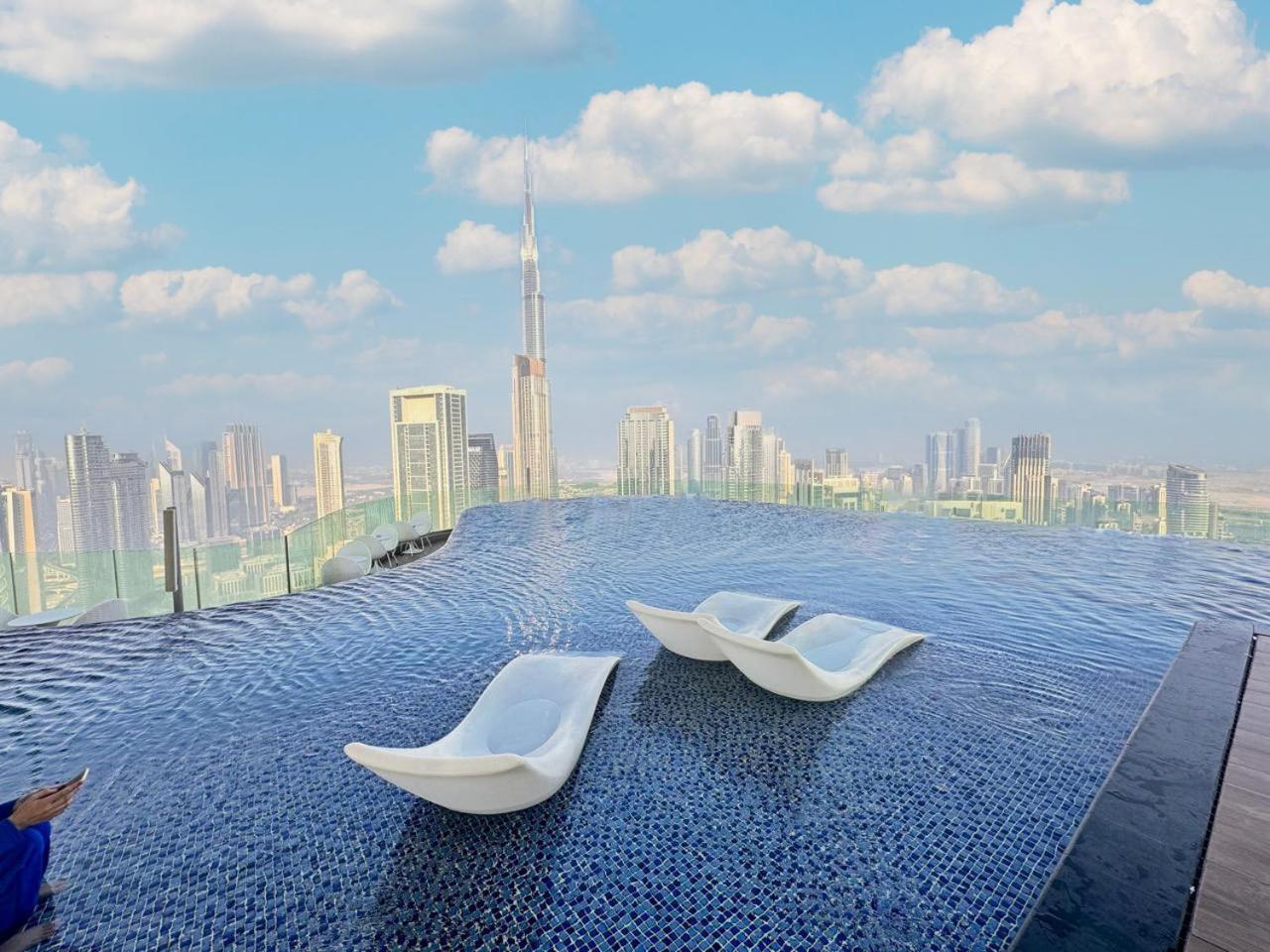 Avalonstay - Paramount Midtown High Floor With Burj Khalifa View & Infinity Pool