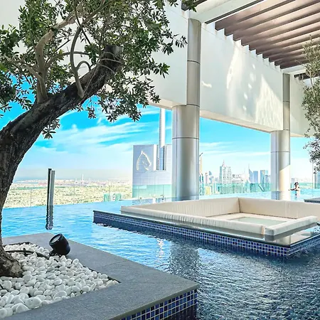 Avalonstay - Paramount Midtown Dubai High Floor With Burj Khalifa View & Infinity Pool Exterior foto