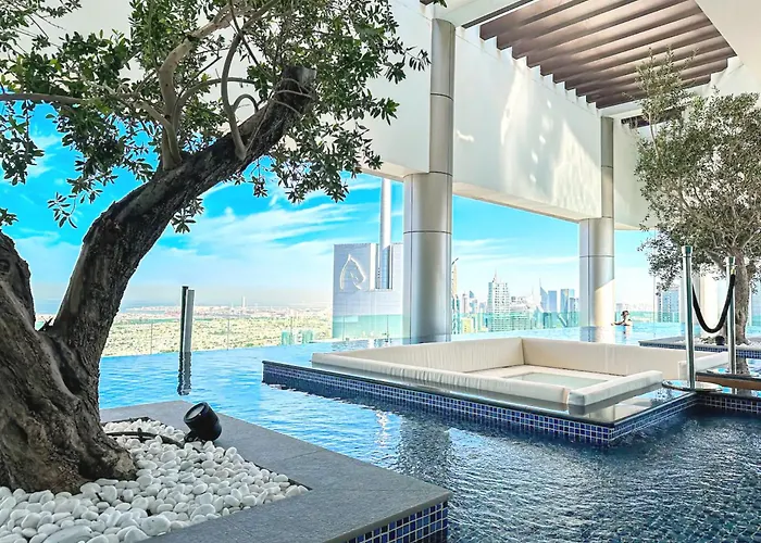 Avalonstay - Paramount Midtown Dubai High Floor With Burj Khalifa View & Infinity Pool