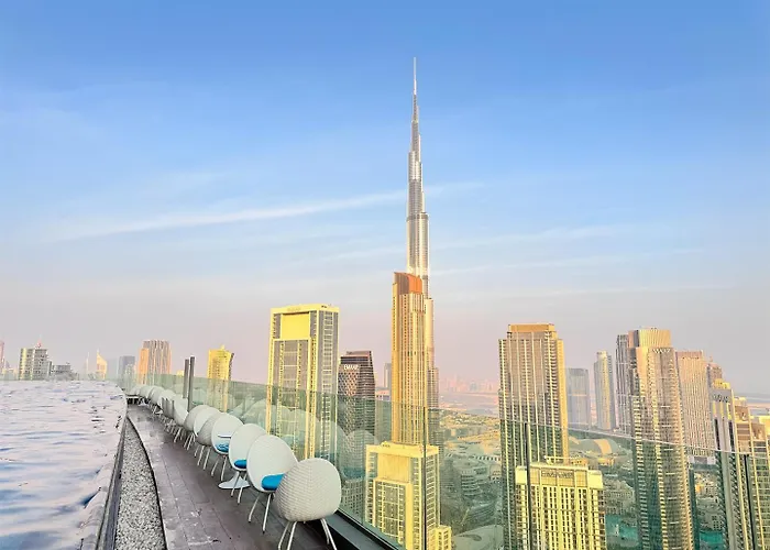Avalonstay - Paramount Midtown Dubai High Floor With Burj Khalifa View & Infinity Pool